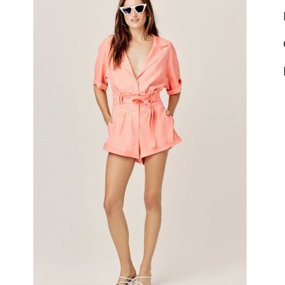 For Love And Lemons Millie Romper - Size Medium - Picture 1 of 5
